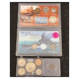 1941 Silver Us Coins Incl. 2 Dimes, Quarter &