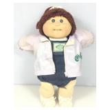 Vtg 1980's Cabbage Patch Kids Doll in Overalls