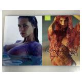 Heidi Klum & Stephanie Seymour Autographed