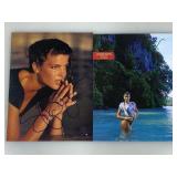 Pair Stephanie Seymour Autographed Magazine Cut