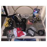 Assorted Cables, LED Light & More