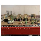 Assorted Snow Globes. Some Wind Up Music & Mini