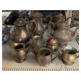 Silverplate Tea Pots and More.