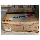 Clear Shoe Box and Organizer in Box.