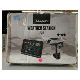 Raddy Weather Station UV6 in Box. Untested As Is.