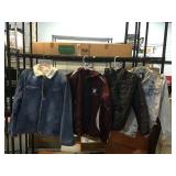 Assorted Jackets. Puffer & Jean jackets. Size