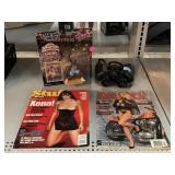 Starting Lineup Figurine, Tasso Binoculars, and