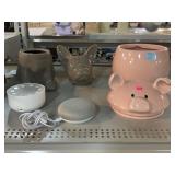 Pig & Dog Cookie Jar & Google Home.