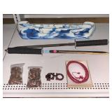 2 Bags Of Pennies, Swords, Belt Buckle & More