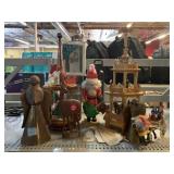 3 Tier Wooden Spinning Decor, Christmas Decor,