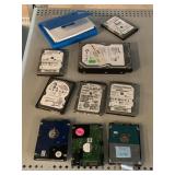 Assorted Hard Drives. Untested As Is.