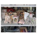 Assorted Collectors Dolls. Native Dolls, Spring