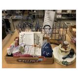 Baskets, Shower Rack, Signs & More