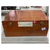 Vintage Wooden Cigar Box.