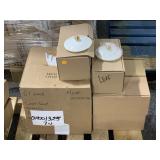 7 Cases of Narumi Bowl covers, No Bases, approx