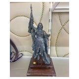 Composite Woman Warrior sculpture, approx