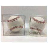 Derek jeter/Alex Rodriguez auto balls faded