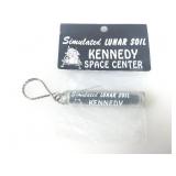 Simulated Lunar Soil Souvenir Keychain From The