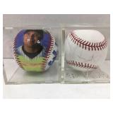 Jason Giambi baseball lot 1 signed