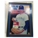 Nolan Ryan framed poster
