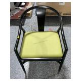 Lewis Mittman Modern Green Dinning arm chair from