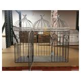 Metal cage, approx 24x8x22in