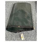 Dark green windscreen tarp 5
