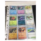 Pokémon 151 cards in album