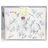 1983/84 Montreal Canadians autographs