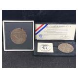 Statue Of Liberty Authentic Materials Medallions