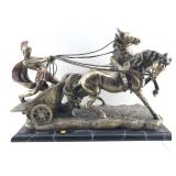 Veronese Designs Cold Cast Resin Roman Chariot