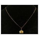 Sterling Silver Star Trek Necklace, Tw 5.3g, Sz