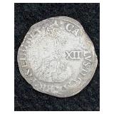 Charles I 1637-1638 Silver 12 Shillings