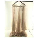 Paramount Studios Chiffon Long Cape From Unknown