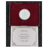 Us Mint 90% Silver Proof Commemorative Half Dollar