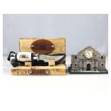 The Alamo Souvenir Clock and Knife
