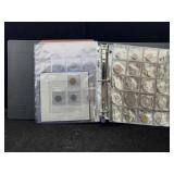 Binder W/foreign Currency Incl. Coinage From Japan