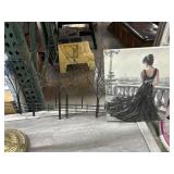 Metal three decorative wall art & more, approx