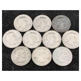 10 Susan B. Anthony Dollar Coins