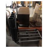 Folding platform cart, approx 16x27in