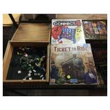 Board games incl. Ticket ride, connect 4 & more,