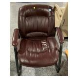 Leather Reception Chair.