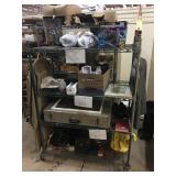 Rack of items not pick up from previous auctions,