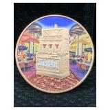 1 Oz Pure Copper Las Vegas Token Design