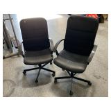 2 Pleather office chairs
