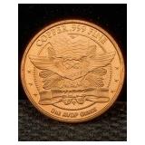 1 Oz Pure Copper Lincoln Token Design