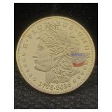 1976-2026 Clad Copy Morgan Dollar Gold-plated
