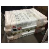 White hard travel case, marked US Govt. Property,