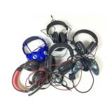 Assorted Gaming Headsets - untested as is