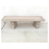 Concrete Bench 3pcs. Heavy Approx 60in
